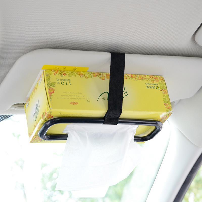 Auto Zonneklep Tissue Box Holder Papieren Servet Zetels Terug Beugel Auto Tissue Houder Auto-interieur Algemene Auto Accessoires