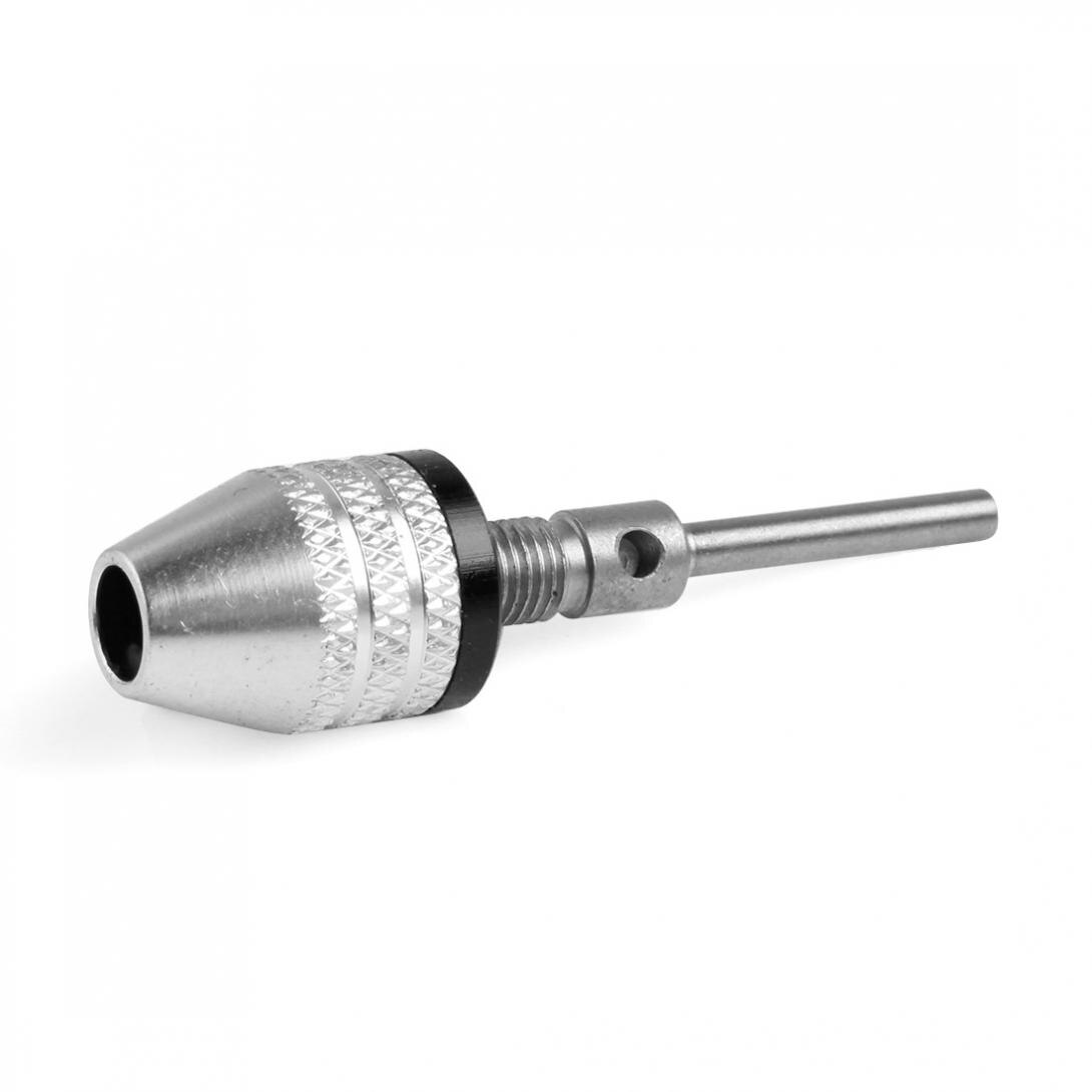 Alloy Rotary Tool Mini 0.3-4mm Keyless Drill Bit Chuck Adapter Screwdriver