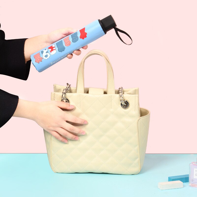 Creatieve Cartoon Kat Klauw Paraplu Opvouwbare Regenachtige Kat Paraplu Voor Vrouwen Meisjes Jongens Uv Mooie Dier Paraplu YD200072