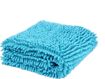 Sl hund torr handduk filt litet litet stort djur superabsorberande husdjurs torkhandduk katt mjuk badmatta skötselprodukt yorkov: Grön / L 80 x 35cm
