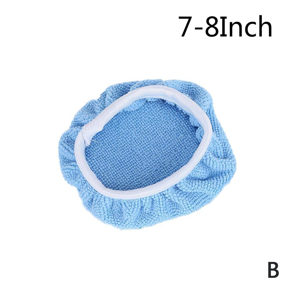 5pcs Multi Size Car Polishing Pads Microfiber Bonnet Buffing Polishing Pad Kit For Car Polisher Car Tool Accessories: Brown