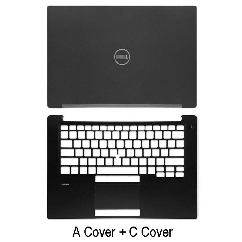 Laptop LCD Back Cover For Dell Latitude E7490 7490 Front Bezel Hinges Hinges Cover Palmrest Bottom Case A B C D Cover Black