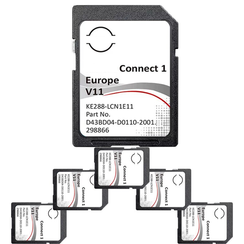 Sluit 1 LCN1 V11 Sd-kaart Kaart Europa Uk Sd-kaart Plug En Play Voor Nissan Auto