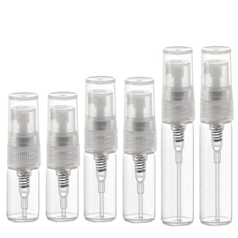 5 stuks 2ml 3ml 5ml mini draagbare glazen spuitfles lege parfumflesjes hervulbare parfumverstuiver reisaccessoires