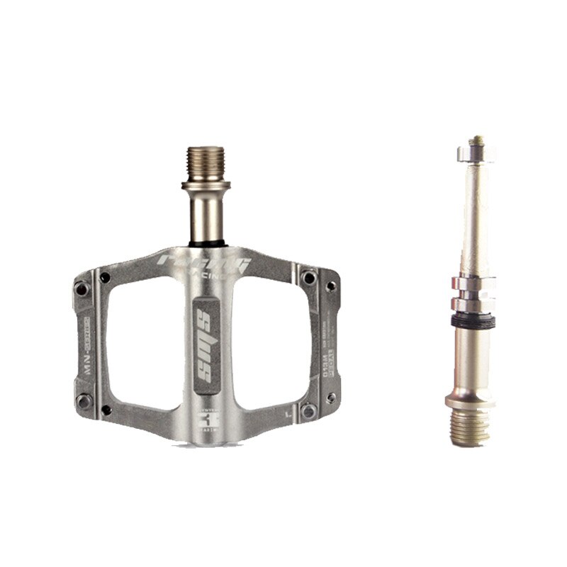 Shanmashi 3 Bearings Aluminium Alloy Ultralight Pedals Mountain Bike Pedal Flat Pedals Bike Parts For Outdoor Sports