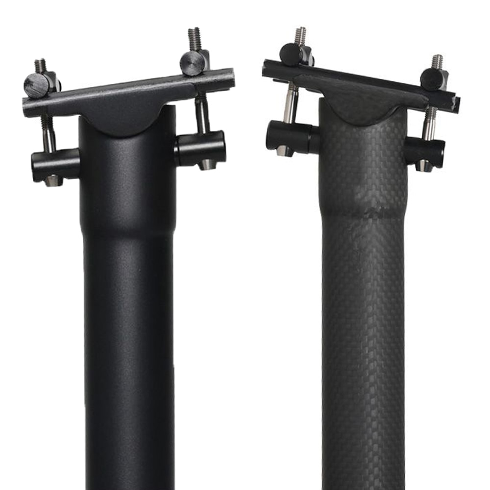 Full Carbon Fiber Bicycle Seatpost Mountain Bike Seatpost Road bike Seatpost Ultralight Titanium Screw 27.2/30.8/31.6*300/350/40