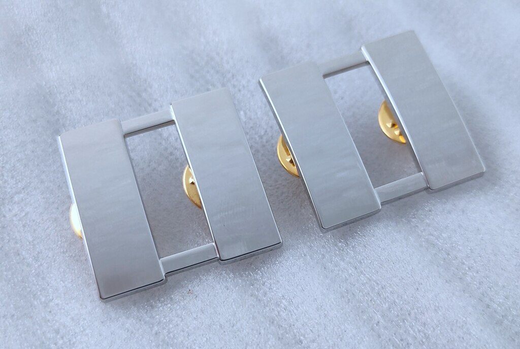 tomwang2012.US USMC MARINE CORPS STAFF MAJOR WARRANT OFFICER INSIGNIA RANK METAL BADGE EPAULETTE DEVICE LAPEL PIN: gray