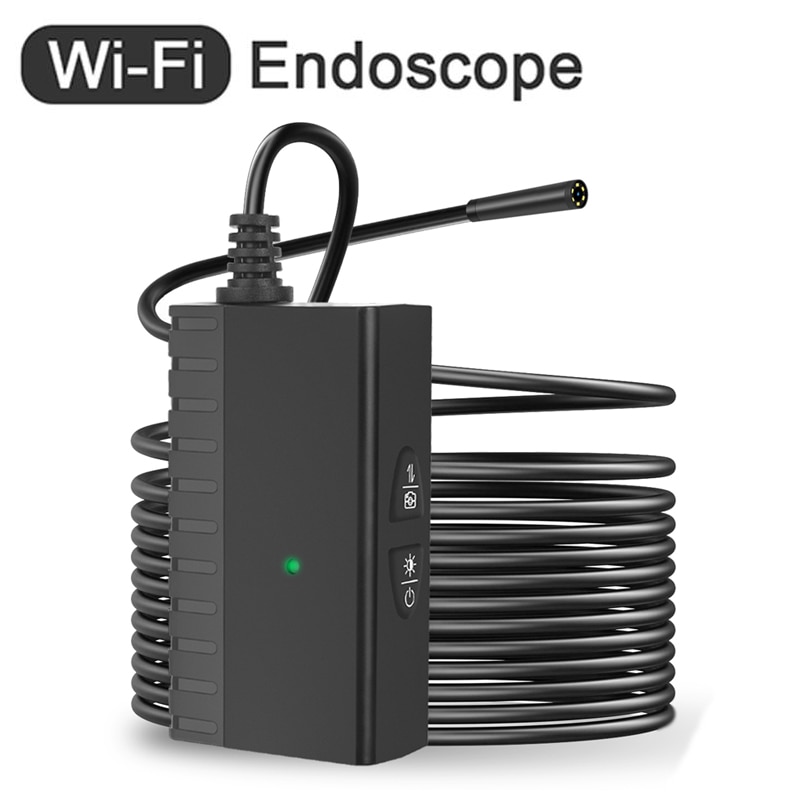 5.5M Mini Wifi Endoscoop Camera 1M 3M 5M 10M Harde Kabel Snake Borescope Inspectie Camera voor Android Ios Pc