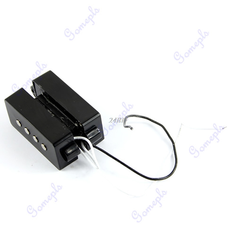 4 String Noiseless Pickup Set For Precision P Bass Bridge Pickup Set Black AUG01_15