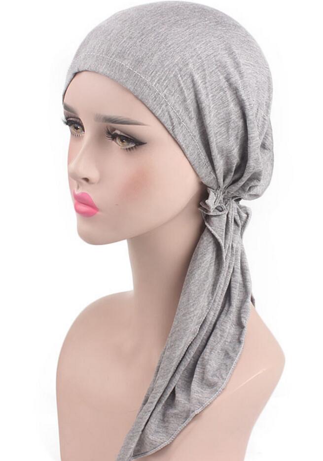 Luxe vrouwen Spandex Sport Hoofdband Durags Bandana Tulband Hoed Pruiken Doo Durag Biker Extra lange bandjes DU-RAG Stitch buiten: 3