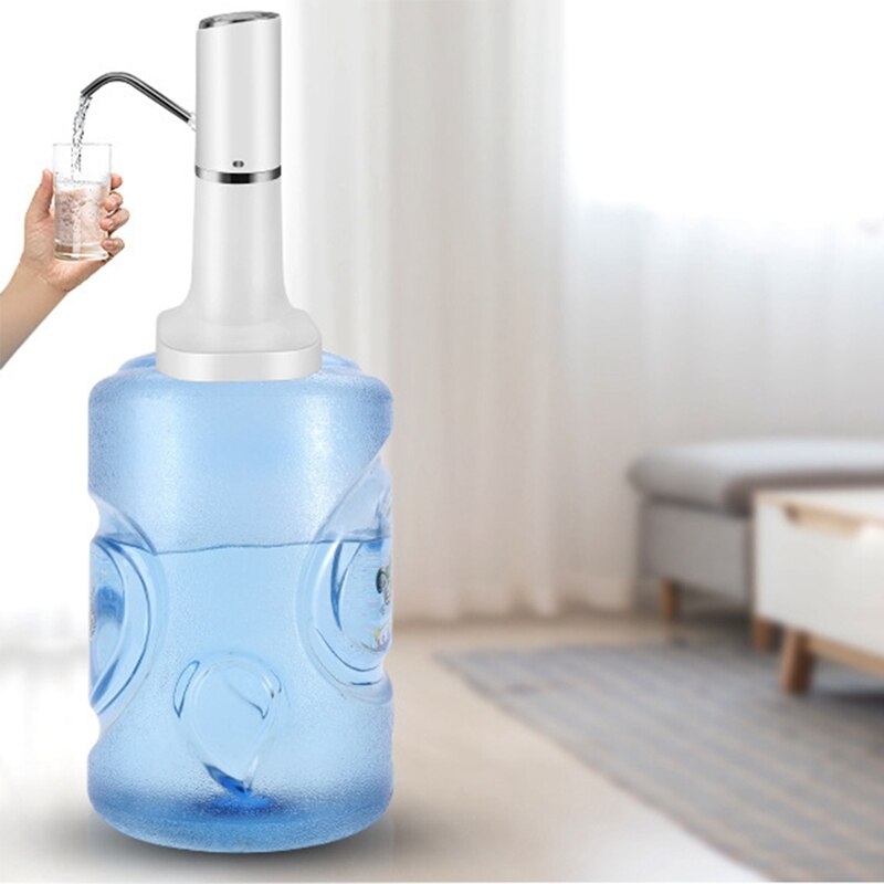 Electric Water Dispenser Water Bottle Pump Wireless Portable Automatic Water Pump Bucket Milk Bottle Dispenser USB