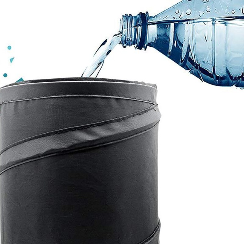 Folding Trash Can Bag For Car Storage Busket Oxford Fabric Rubbish Container Waste Organizer Holder Universal Garbage Can Bin