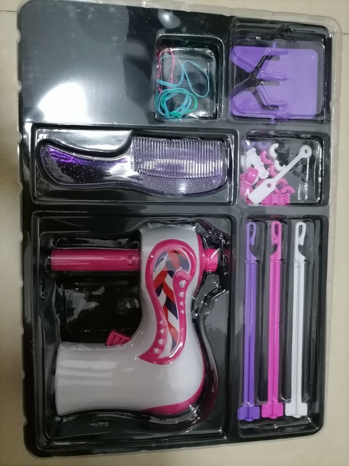 Electric Automatic DIY Hair Knitting Machine Braid Hair Tools Twist Knitting Hair Knitting Roll Twisted Xmas: hair editor no box