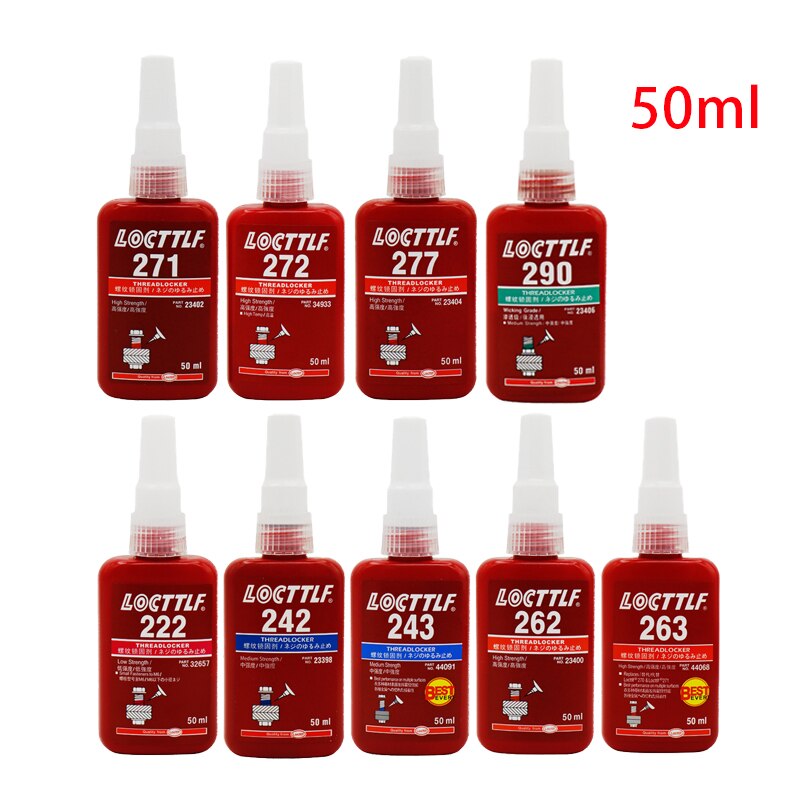 Thread Locking Glue Locttlf 243 Screw Glue Tightening Screws Prevent Loosening Rusting Caulking Temperature Resistance Anaerobic