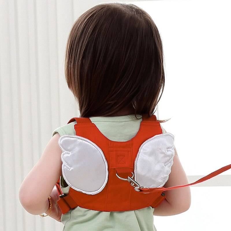 arnés para aprender a caminar para bebé, correa de seguridad para niños pequeños, cinturón para caminar, Asa de cuidador para niños, Asistente para caminar: Orange
