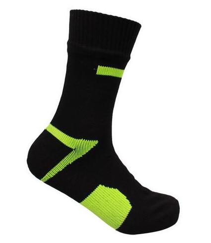 , calcetines impermeables de para hombres y mujeres, calcetines de ciclismo, escalada, senderismo, esquí, calcetines transpirables cálidos para exterior: Verde / L