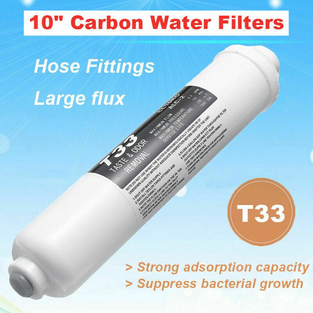10Inch 1/4Inch Post Kokosnoot Activeren Carbon Water Filter Purifier Geur Remover Absorbeert De Verschillende Kleuren en Geuren.