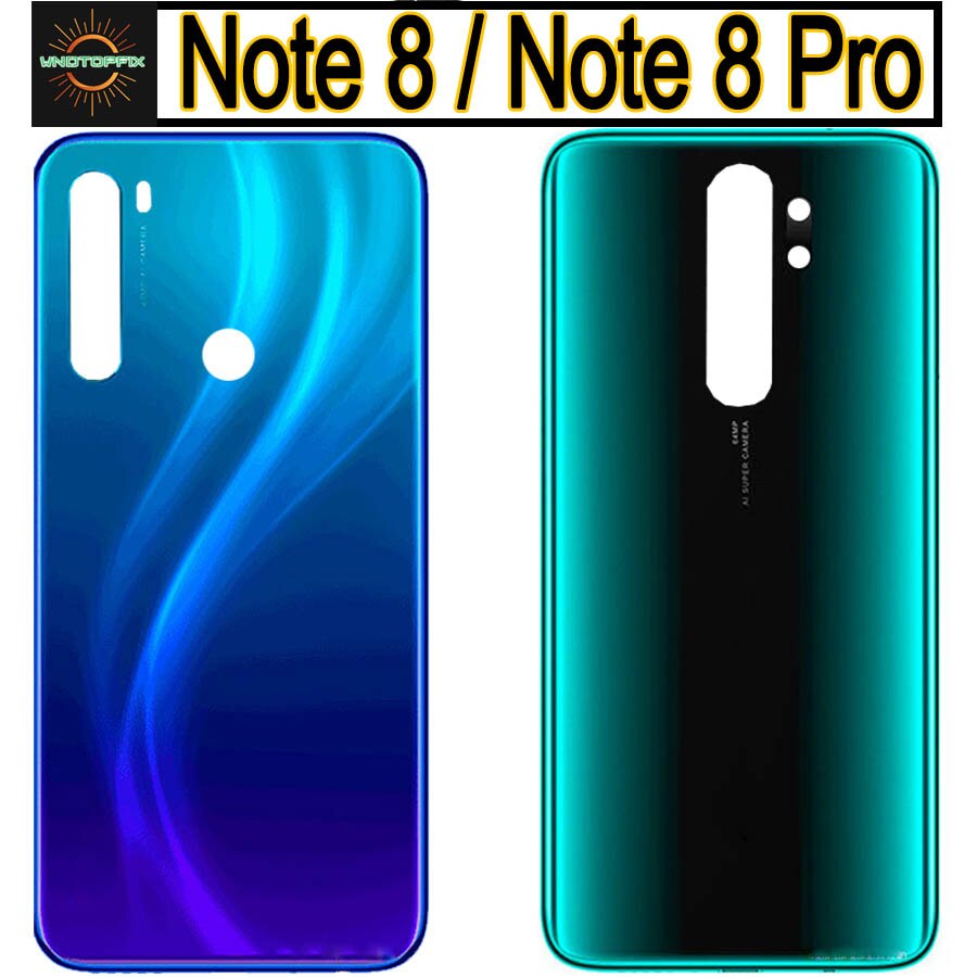 For Xiaomi Redmi note 8 pro Battery Cover Back Glass Panel Rear Housing case For Redmi note 8 pro Back battery Cover door