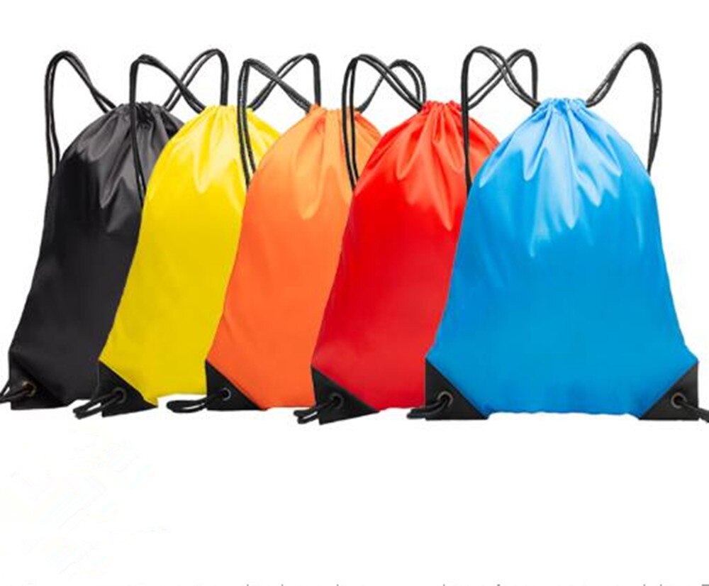 Foldable Backpack Drawstring Shop Pocket Hiking Camping Beach Swimming Bag Men Women Sports Bags