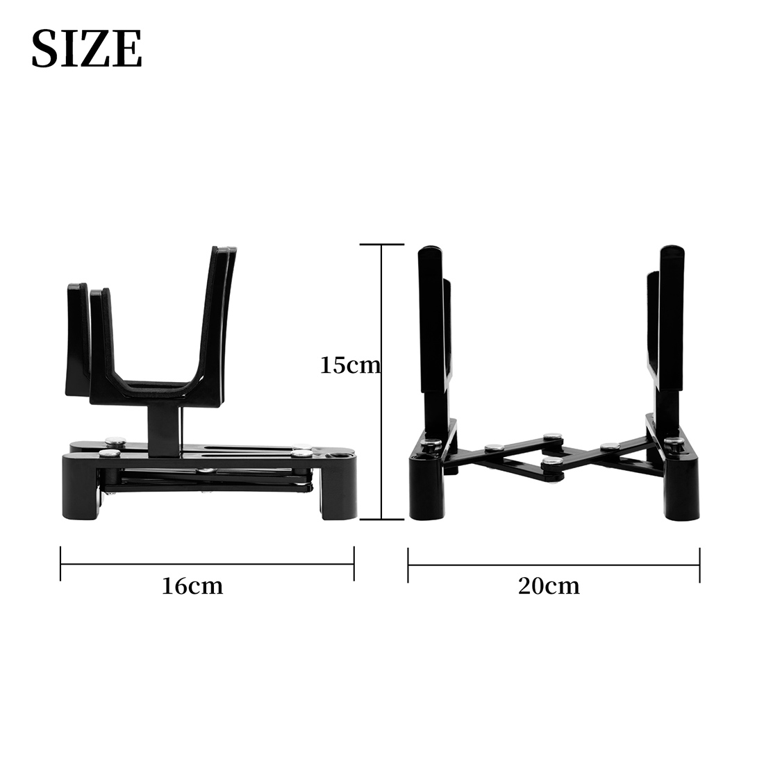 Supports de violon support métallique pliable Instrument à cordes pièces de violon accessoires noir blanc support de violon rétractable réglable