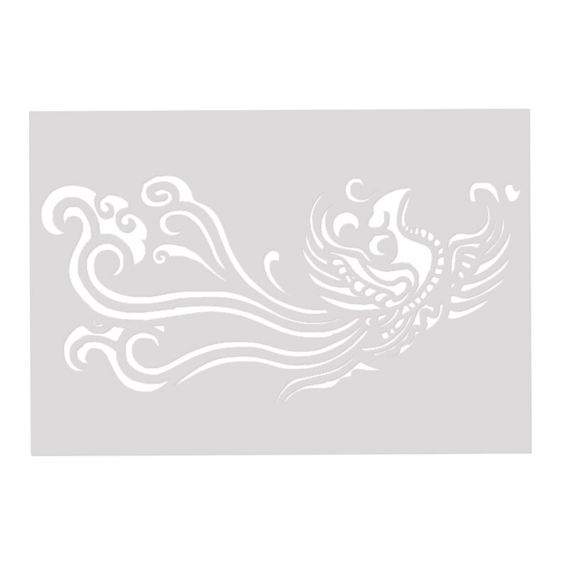 18*26 Phoenix pvc Gelaagdheid Stencils voor Diy scrapbook kleuring, schilderen stencil, home decor diy etc. product afbeelding