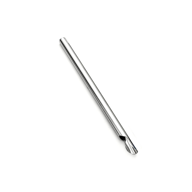 Grande paille en métal réutilisable, 15mm, pour Bubble Tea Milkshake, en acier inoxydable 304, ensemble de pailles à boire, Bar Boba Tubes droits: Argent