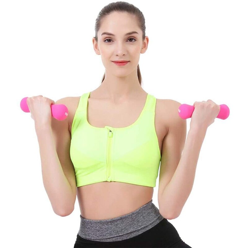 Haltère osseux 2 pièces pour femmes, poids, équipement d'entraînement physique, bras fin, poids, musculation en intérieur, 750g