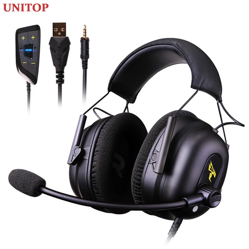 UNITOP Somic G936N Gaming Headphones 7.1 Virtual 3.5mm Wired PC Stereo Headset Music Earphones For PS4 Xbox One computer laptop: Default Title