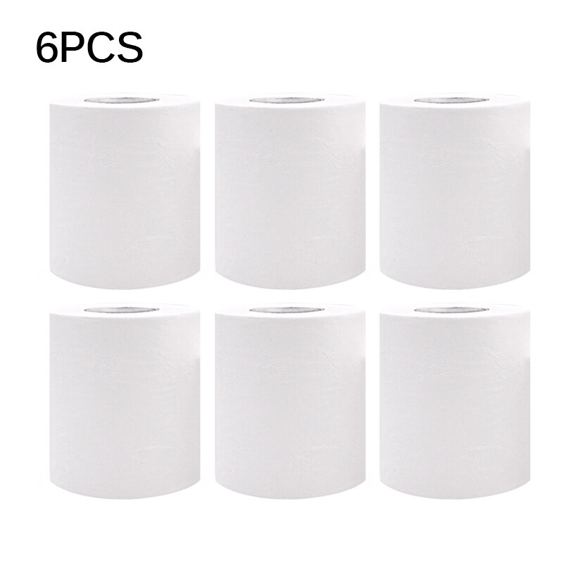 Paper Towels For Household Soft Strong Kitchen Paper Towels Wood White 6 Rolls 4 Layers 310g IN STOCK Fast