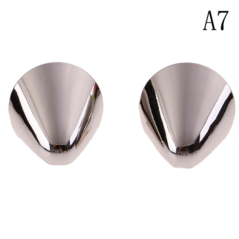 1 par de zapatos de Metal con protección para los dedos del pie, zapatos de tacón alto, Accesorios de reparación rotos, decoraciones para zapatos: 7