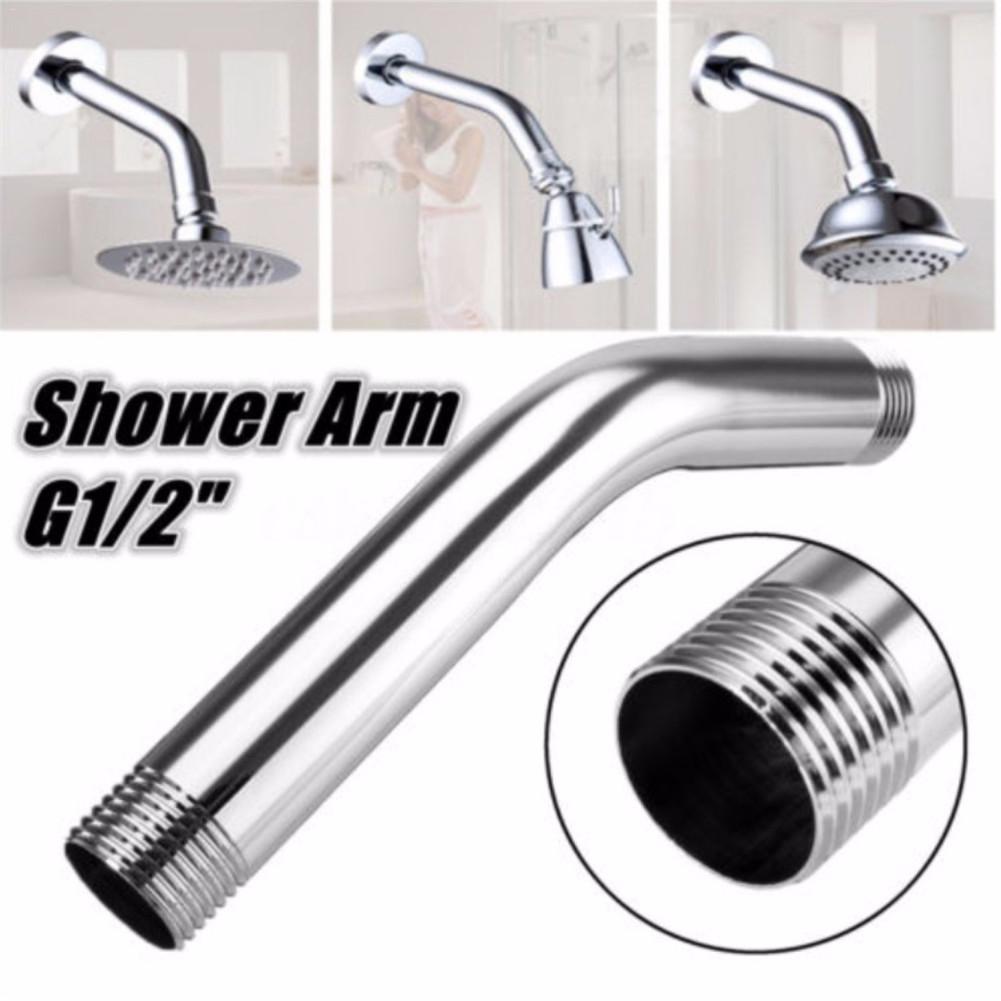 15cm Rvs Douche Badkamer Douche Arm Douche Extension Tube Badkamer Benodigdheden Kraan Extender Douche Accessoires: Default Title