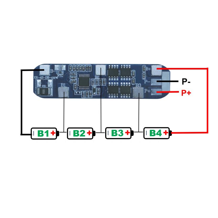 Lifepo4 BMS 4S 12V 18650 21700 32700 32650 Lithium Iron Phosphate Battery 5A 8A 10A 20A 30A Charge Discharge Protection Board