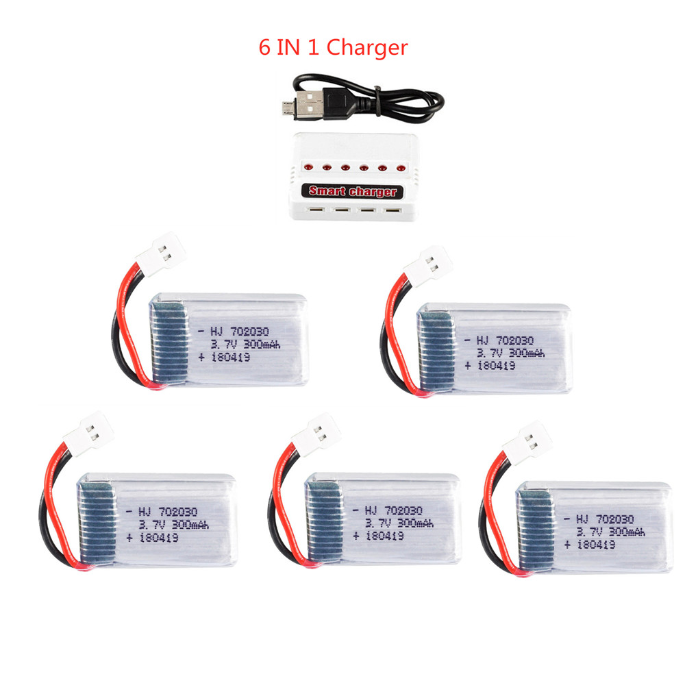 3,7 V 300mAh 702030 lipo Batterie + Ladegerät Set Für Syma X11 E55 FQ777 FQ17W F180 FY530 U816 U816A u830 X100 H107 S39-1 HD-1306: green