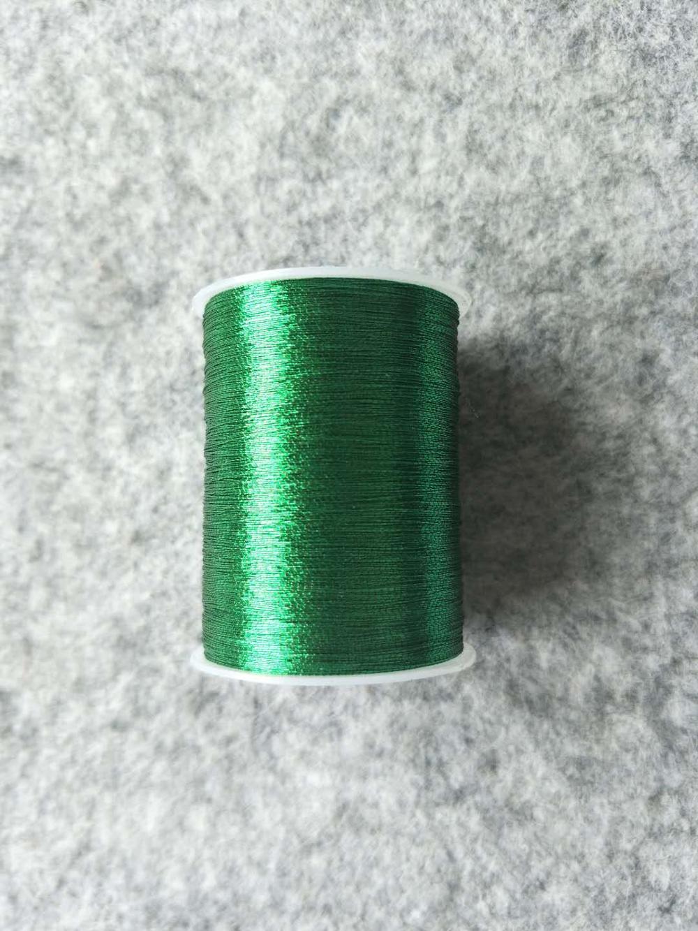 metal embroidery thread DIY clothing accessory essential 14 kind of colour select sewing thread 1pcs sell: green