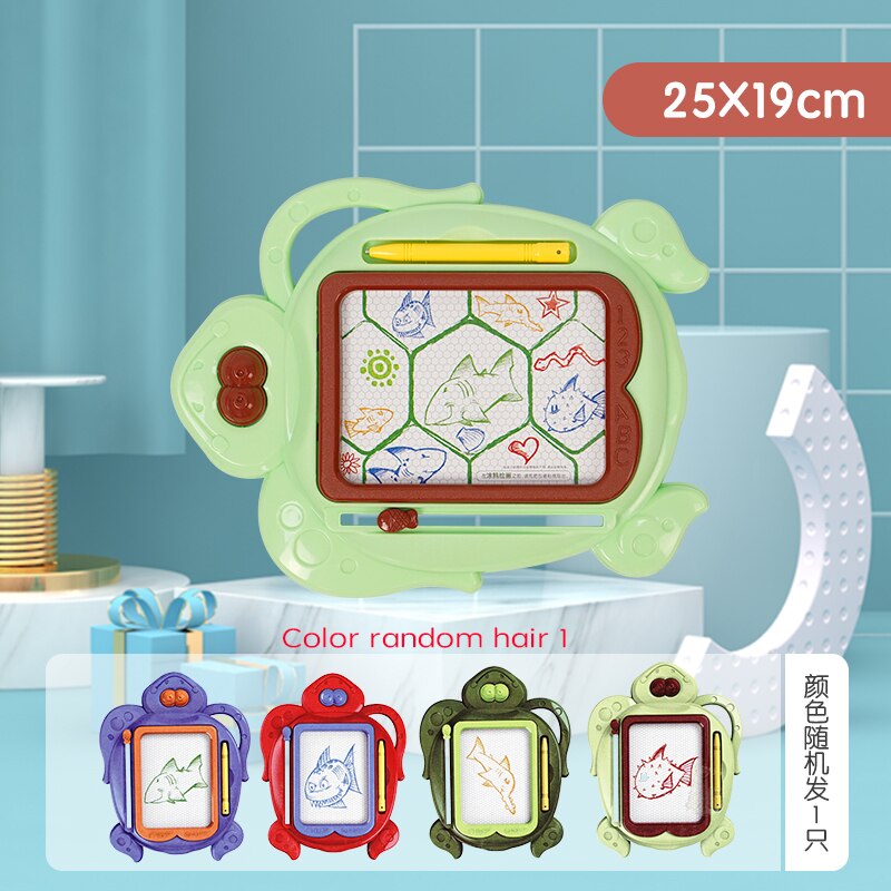 Magnetische tekentafel speelgoed voor kinderen kids schilderen 2 jaar oud speelgoed kids schilderen Schetsblok Kleurrijke Baby Waggel: CB004