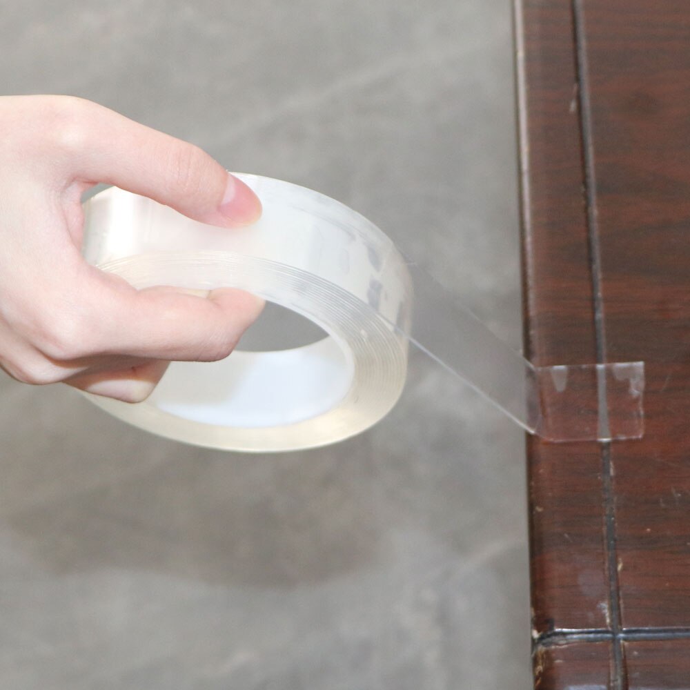 super non-marking nano tape, reusable waterproof double-sided adhesive for bonding and fixing of objects