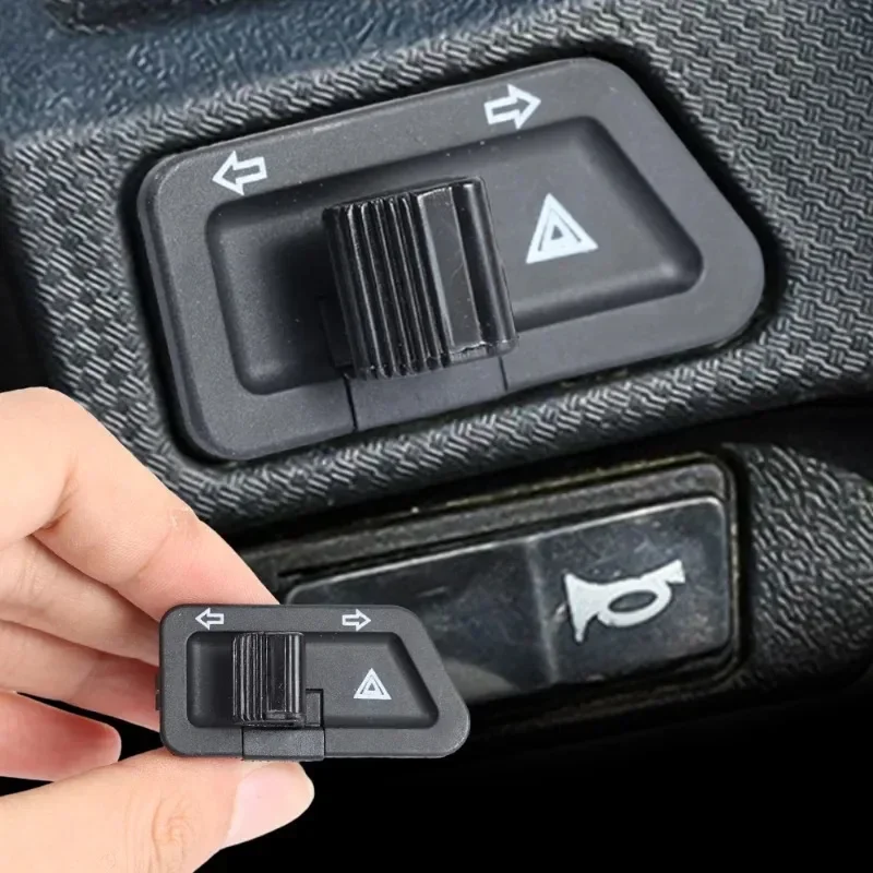 Botón de interruptor modificado de señal de giro, botón de luz de Flash doble de 3 pines para motocicletas, vehículos eléctricos, piezas de Scooter, reemplazo