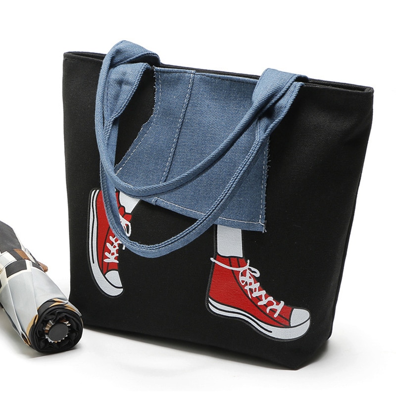 Vrouwen Grote Capaciteit Cowboy Handtas Hoge Qualtity Mooie Casual Alle-Wedstrijd Denim Schouder Boodschappentas