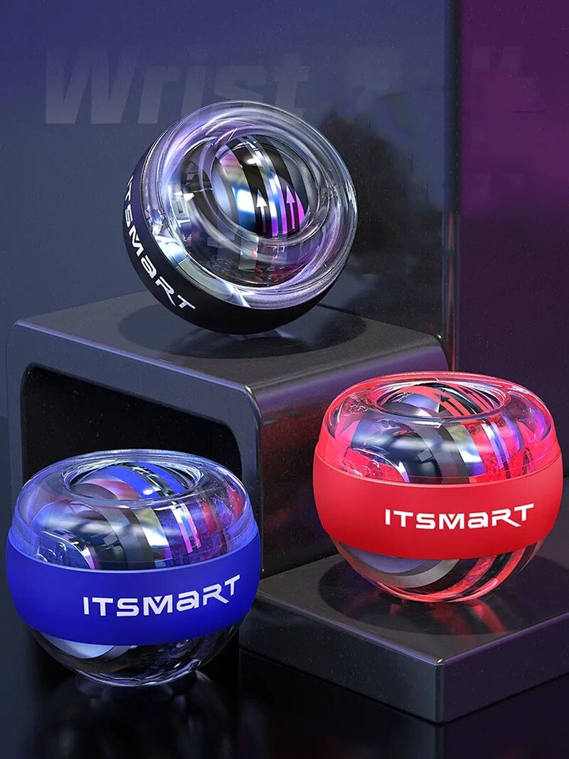 Wrist Ball Muscle Gyro Power Exerciser Fitness Self-start Centrifugal Gyroscopic Wrist Forearm Exercise Powerball&amp;Entertainment