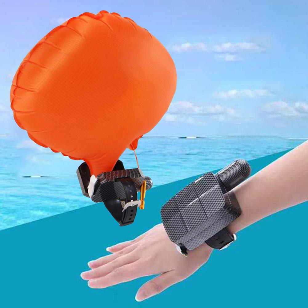 Draagbare Drijvende Polsband Opblaasbare Zwemmen Verdrinking Levensreddende Armband Outdoor Anti-Verdrinking Water Rescue Emergency Apparaat