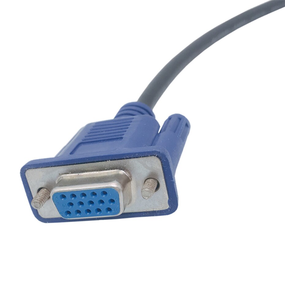 Short VGA Cable HD15Pin VGA D-Sub Video Cable Cord Male to Male M/M Male to Female RGB Cable for Monitor PC 0.25M 1.2M