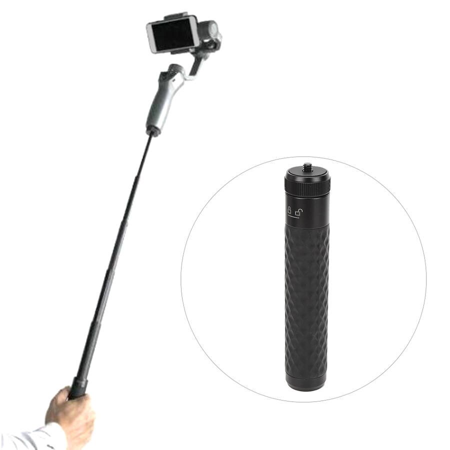 Verlengstuk Telescopische Pole Vier Sectie Selfie Stick Voor Telefoon Stabilisatorsteun 1/4 ''Standaard Schroef Gat Monopod