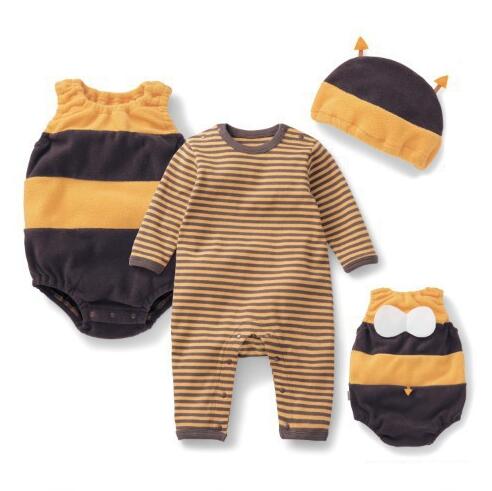 Baby Romper Bee Lieveheersbeestje Jumpsuit Peuter Leuke Jongens Meisjes Kleding Pak