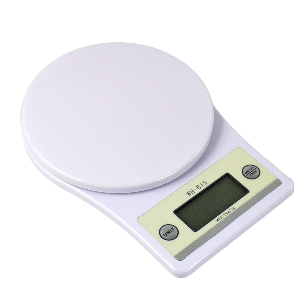 Keukenweegschaal Hoge Precisie Digitale Voedsel Schalen Met Lcd Backlit Tarra Functie Draagbare Elektronische Weegschalen 7Kg/1G