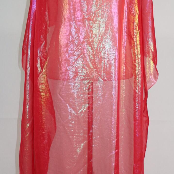 Cosplay magisk farve bronzerende stof farverigt chiffon 30d stof blød bronzeret åndbart diy kjole stof 100cm*150cm: 4