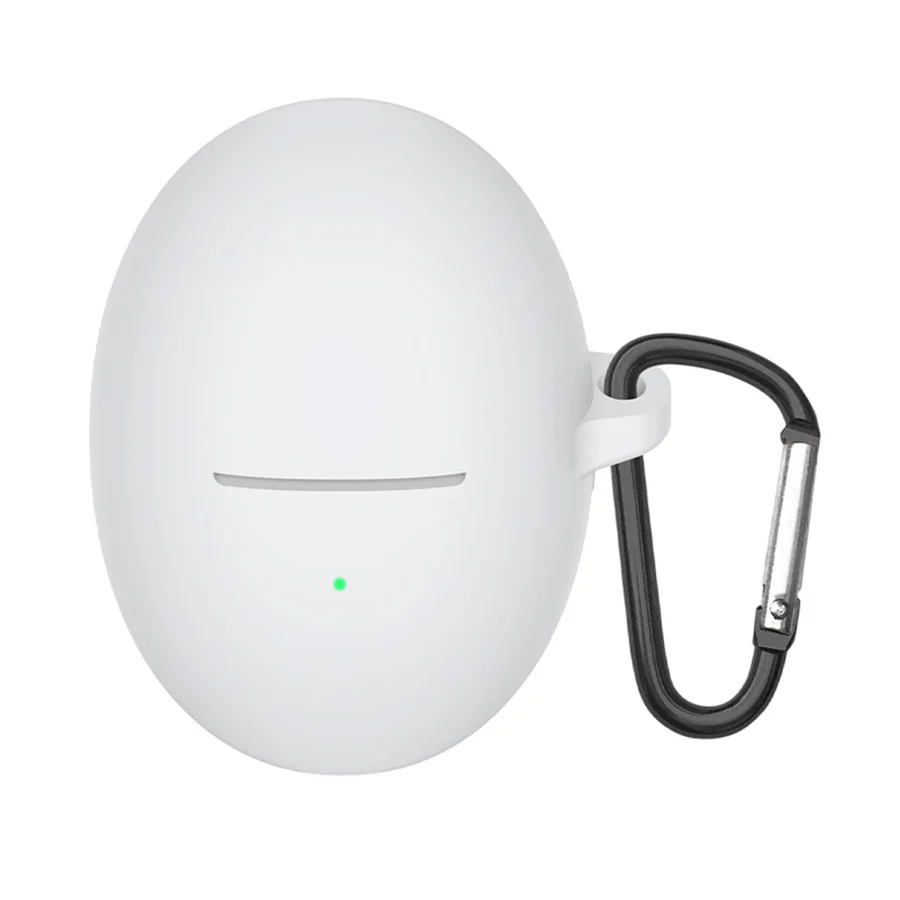 Silikonowe etui ochronne robić Huawei Freebuds 6 Bezprzewodowe etui na słuchawki Bluetooth robić Huawei Freebuds 5 6 Pokrowiec z haczykiem: 3XS / BRĄZOWA