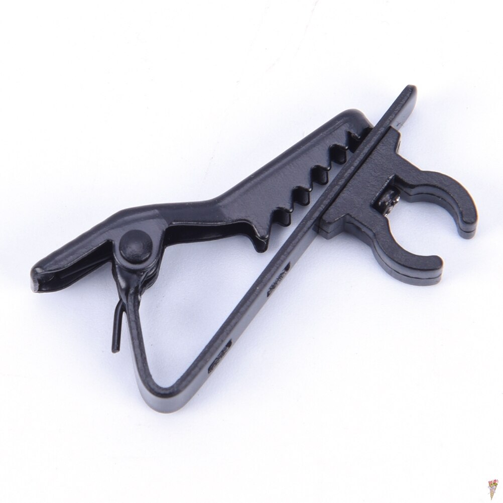 Microphone Lapel Tie Clip Universal for Mini Lapel Lavalier Microphone Mic Clip For Clip Mic Replacement Cable Clip
