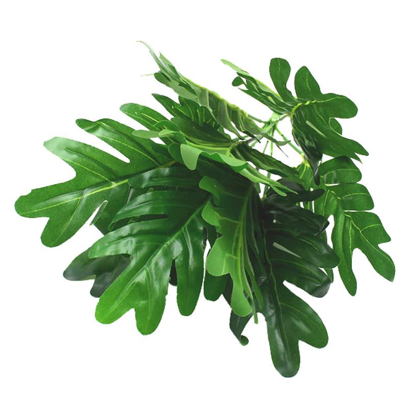 Kunstige blade gren retro grønt blad til boligindretning bryllup planter imiteret stof løv værelse dekoration: 5