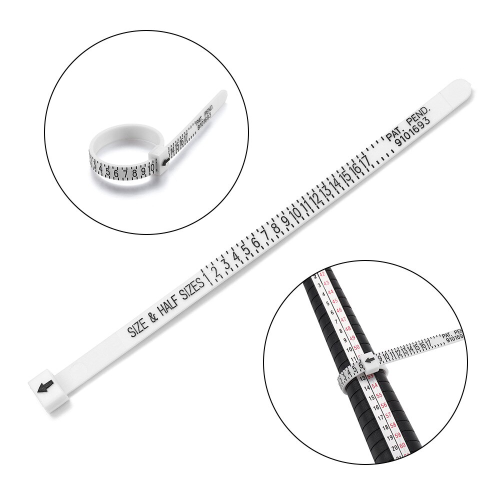 1 stücke Professionelle Schmuck Werkzeuge Ring Dorn Stick Finger Gauge Ring Sizer Mess UK/US Größe Für DIY Schmuck größe Werkzeug Sets