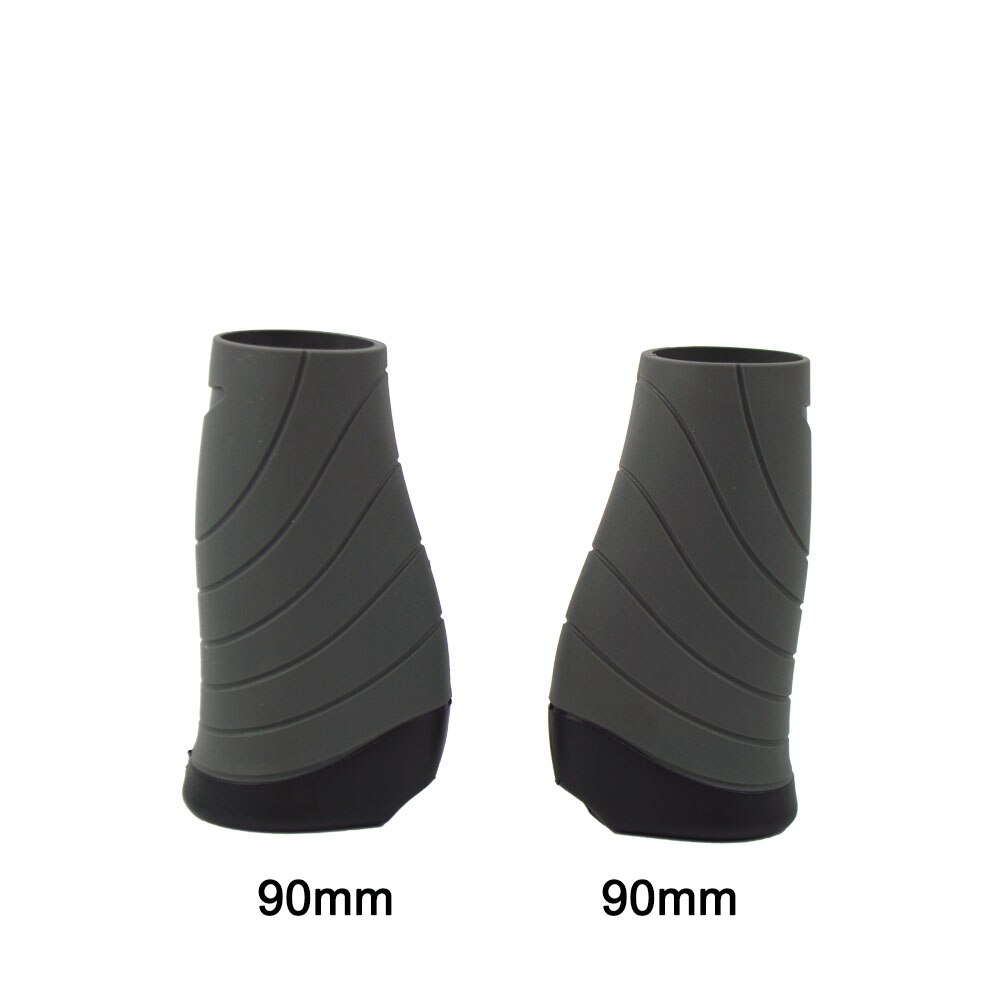ASTRO G156 Bike Handle Grip Lock Non Skid Ergonomics 22.2mm MTB Handle Grips Rubber Long Short 130mm 90mm Bicycle Parts: Gray 90mm 90mm